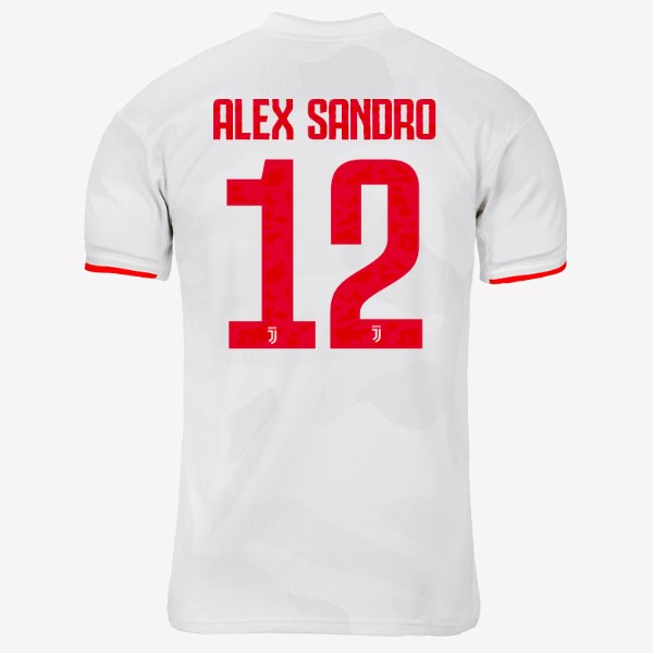Trikot Juventus NO.12 Alex Sangro Auswarts 2019-20 Grau Weiß Fussballtrikots Günstig